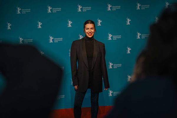 Klaudia Reynicke à la Berlinale 2024. Photo: Mario Heller